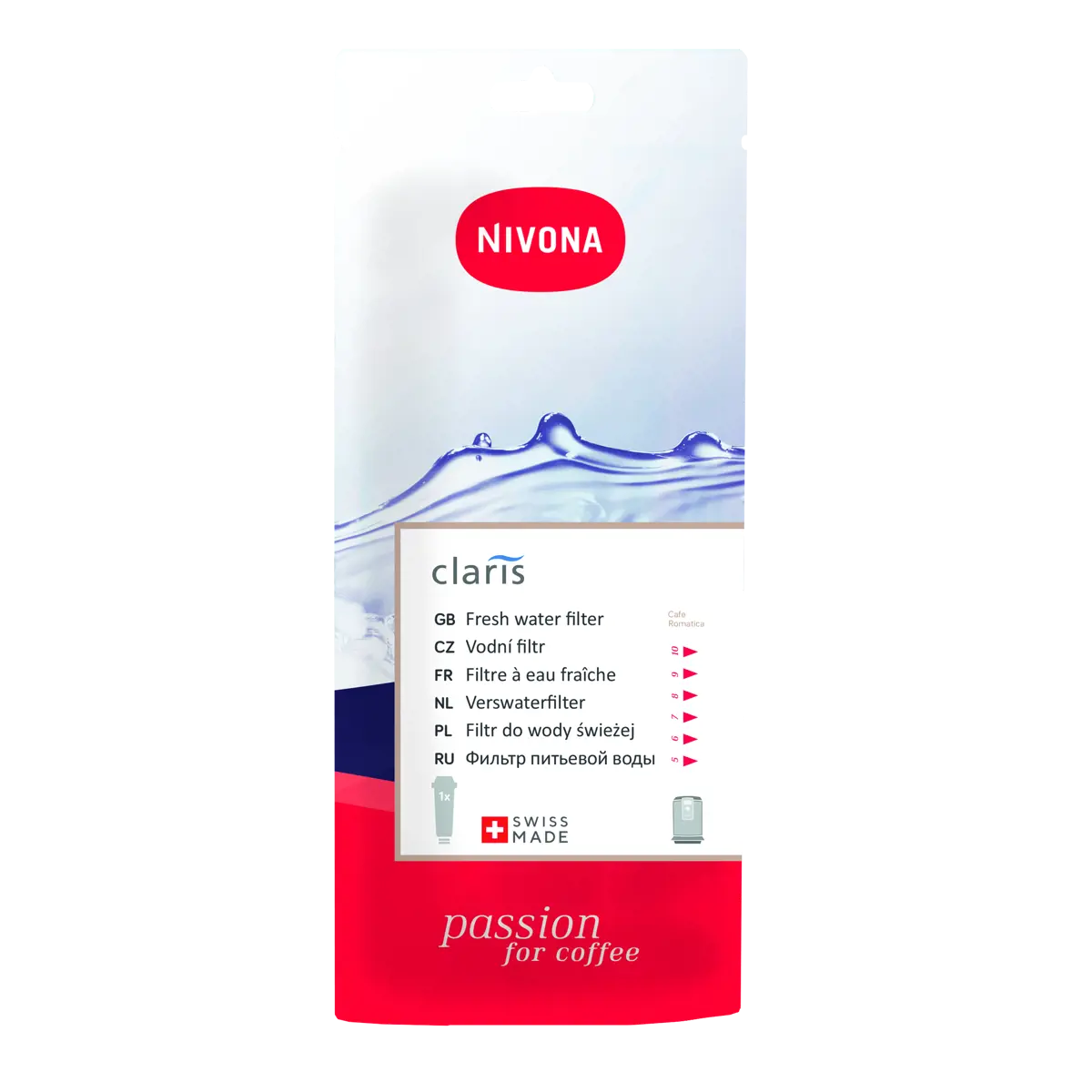 Nivona Accessoires Cartouches Filtrantes Claris by NIVONA & Accessoires