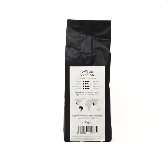 Deuxième image du produit Café en grains - Mélange Coccolosa - 1 kg by Sensaterra x M'ama Caffè France