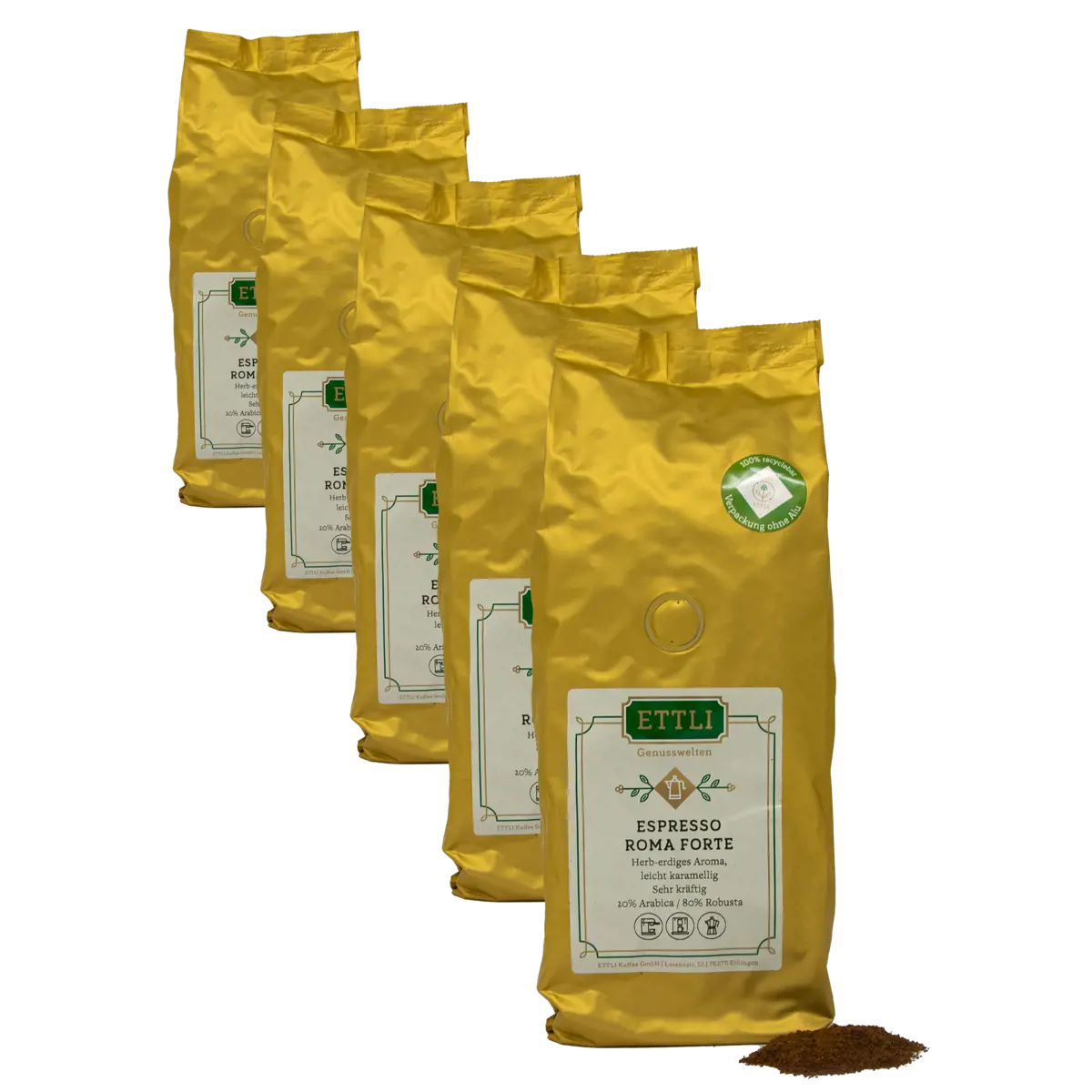 Ettli Kaffee Espresso Roma Forte Moulu Espresso - 250 G by ETTLI Kaffee