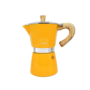 Venezia Caffettiera - 9 tazze Gialla - 