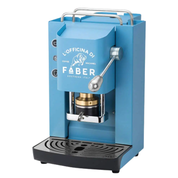 Faber Faber Machine A Cafe A Dosettes Pro Deluxe Turquoise Plaque Chrome Zodiac 1,3 L - compatible ESE (44mm)