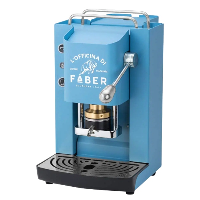 Faber Faber Machine A Cafe A Dosettes Pro Deluxe Turquoise Plaque Chrome Zodiac 1,3 L by Faber