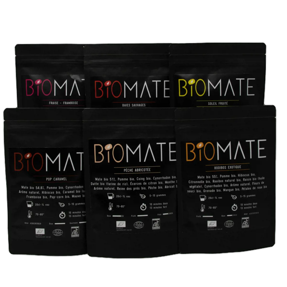Biomaté Assortiment Fruite - 900G Coffret Decouverte 900 G by Biomaté