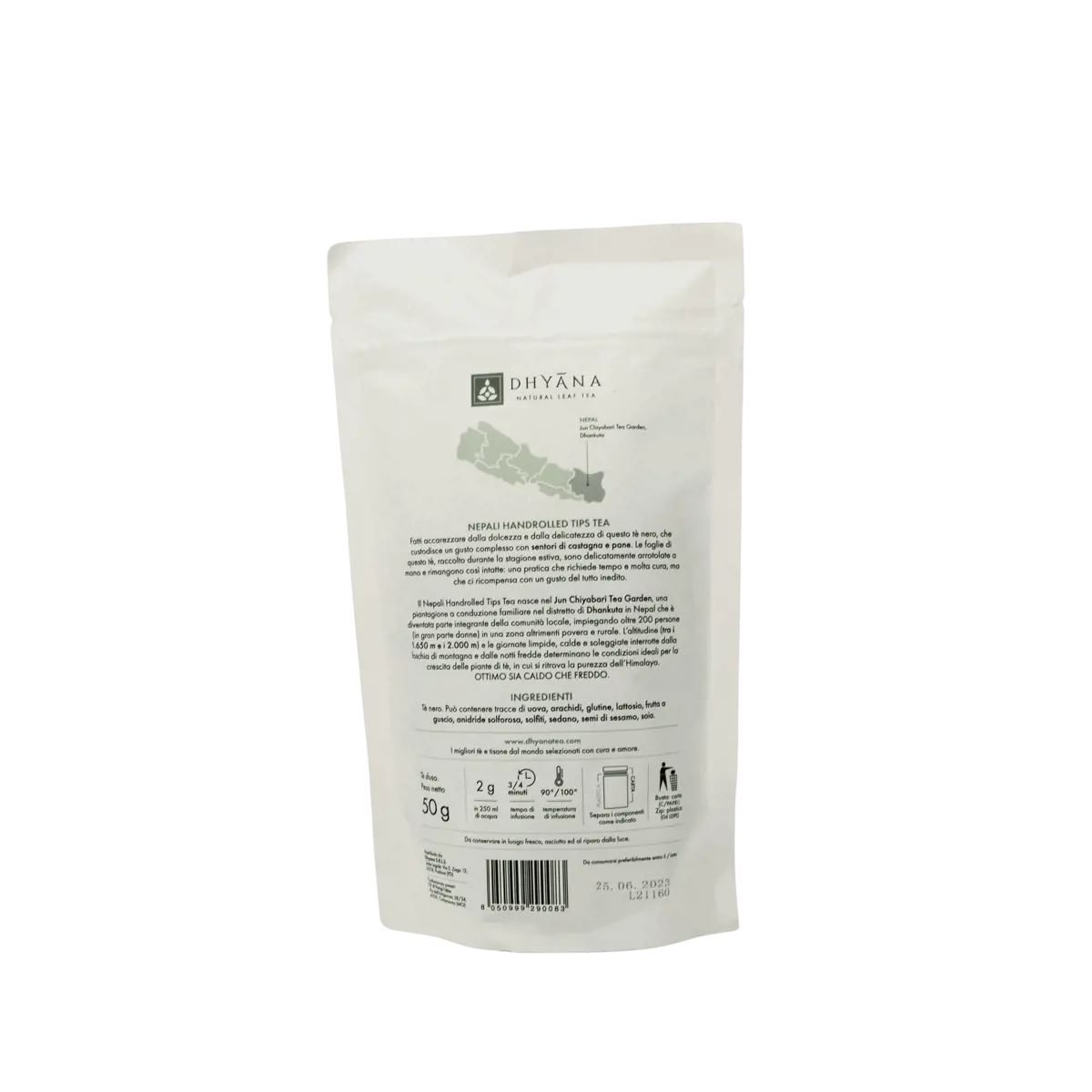 Deuxième image du produit Dhyana Nepali Handrolled Tips Tea 50 G - 50 G by Dhyana