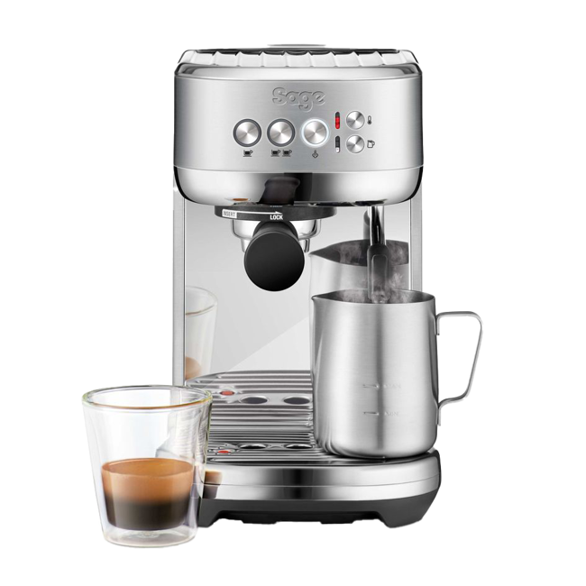 Terzo immagine del prodotto SAGE Bambino Plus Macchina Espresso inox con montalatte automatico by Sage appliances Italia