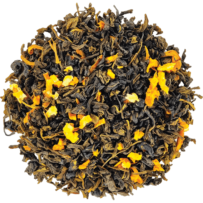 Secondo immagine del prodotto Té Verde Bio sfuso - Green Earl Grey Ceylan - 1kg by Origines Tea&Coffee