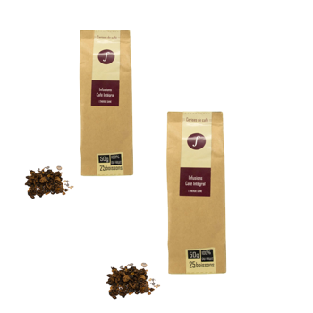 Café Intégral Cafe Integral Infusion De Cafe Non Torrefie- 50 G - Pack 2 × Pochette 50 g