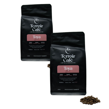 Kaffeebohnen - Bali, Toya - 1kg - Pack 2 × Bohnen Beutel 1 kg
