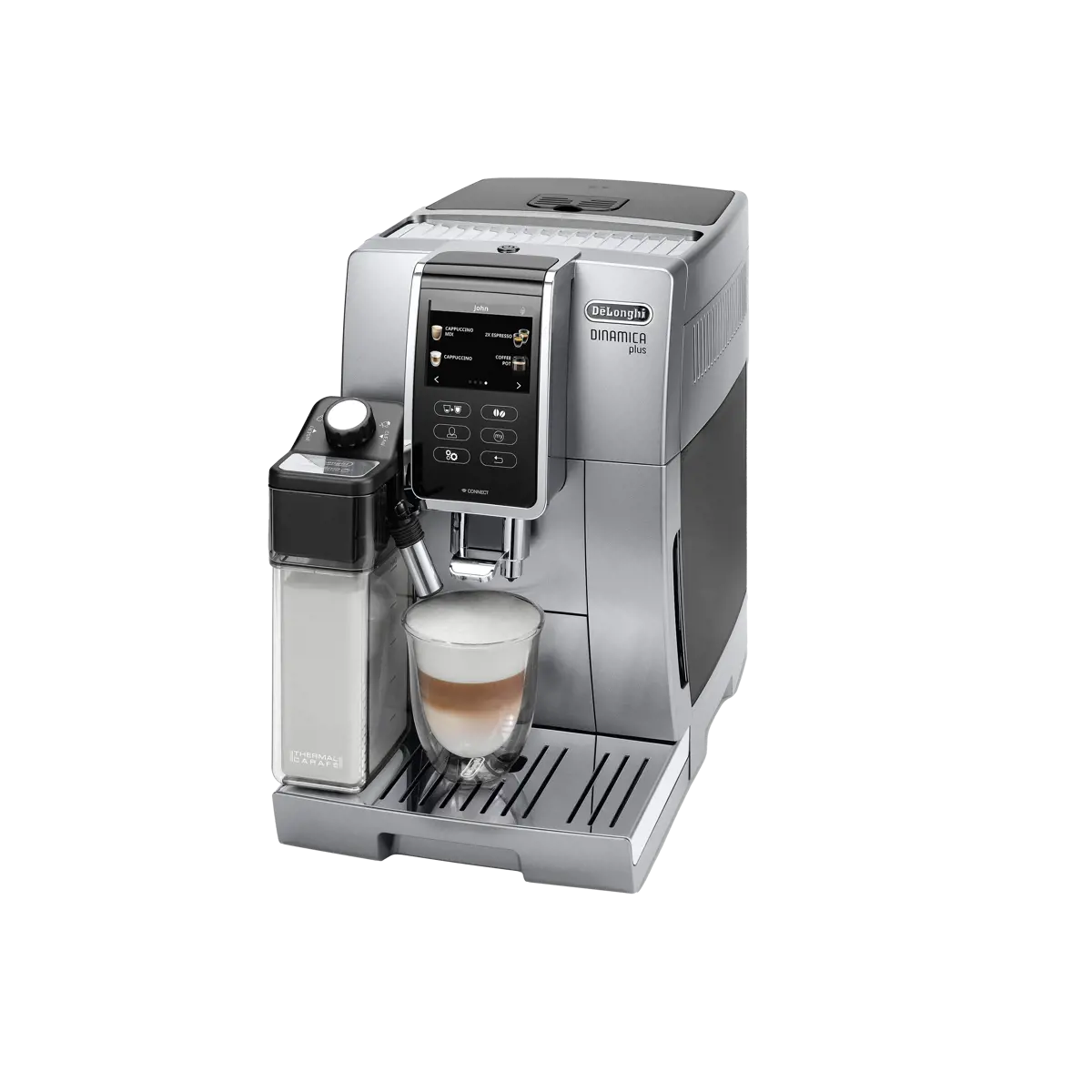 Troisième image du produit Machine À Café À Grain Delonghi Dinamica Plus Inox Feb 3795.S by Delonghi