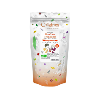 Origines Tea&Coffee Rooibos Grenadine En Vrac 1Kg Fleur De The 1 Kg - Pochette 1 kg