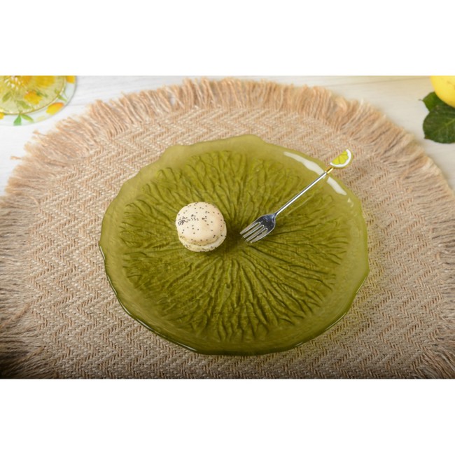 Terzo immagine del prodotto Piatto da dessert verde 21cm  - set di 6 by Aulica