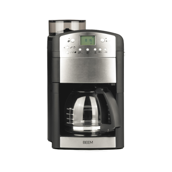 BEEM Filterkaffeemaschine mit Mahlwerk - 1,25 l - FRESH-AROMA-PERFECT - Glas - 