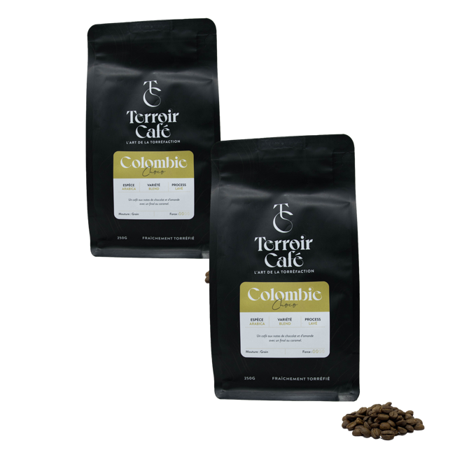 Terroir Cafe Café En Grains - Colombie, Huila Choco 1Kg by Terroir Cafe