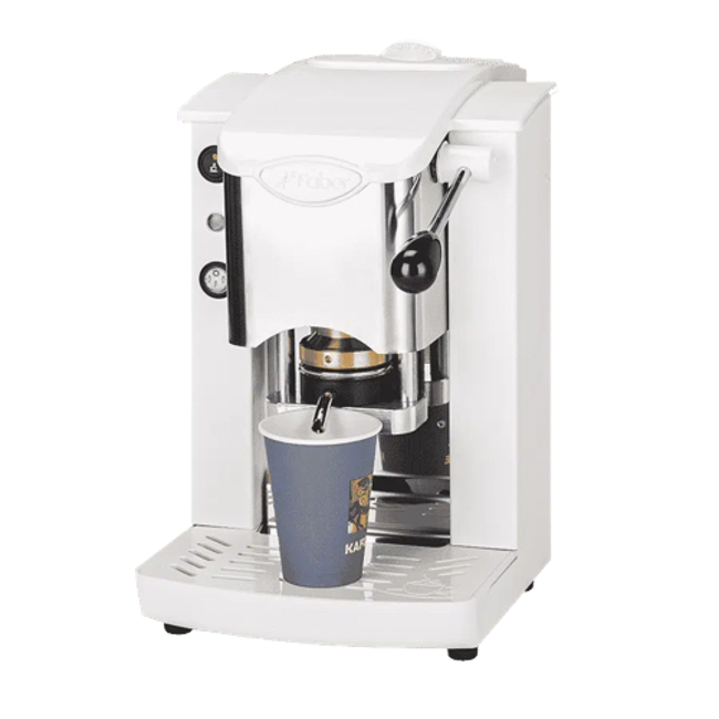 FABER Macchina da Caffè a cialde - Slot Inox Americano Total White 1,3 l by Faber