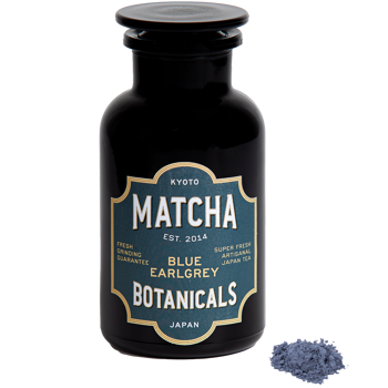 Blue Matcha Earl Grey 200g - Bottiglia di vetro 200 g