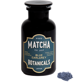 Matcha Botanicals Blue Matcha Earl Grey 200g - Bouteille en verre 200 g