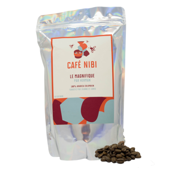Café Nibi - Le Magnifique Par Herman - Café En Grain 200 G - Grains Pochette 200 g