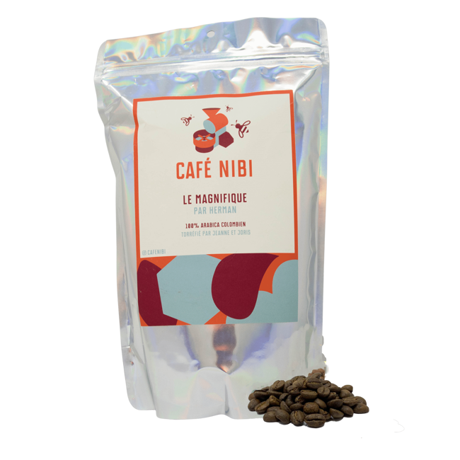 Café Nibi - Le Magnifique Par Herman - Café En Grain 200 G by Café Nibi