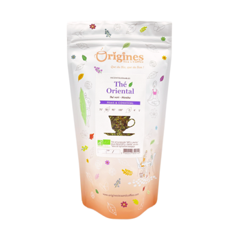 Origines Tea&Coffee The Vert Bio En Vrac Oriental Chine 1Kg Fleur De The 1 Kg - Pochette 1 kg