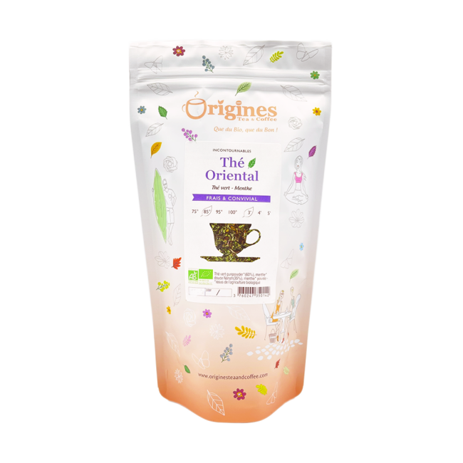 Origines Tea&Coffee The Vert Bio En Vrac Oriental Chine 1Kg Fleur De The 1 Kg by Origines Tea&Coffee