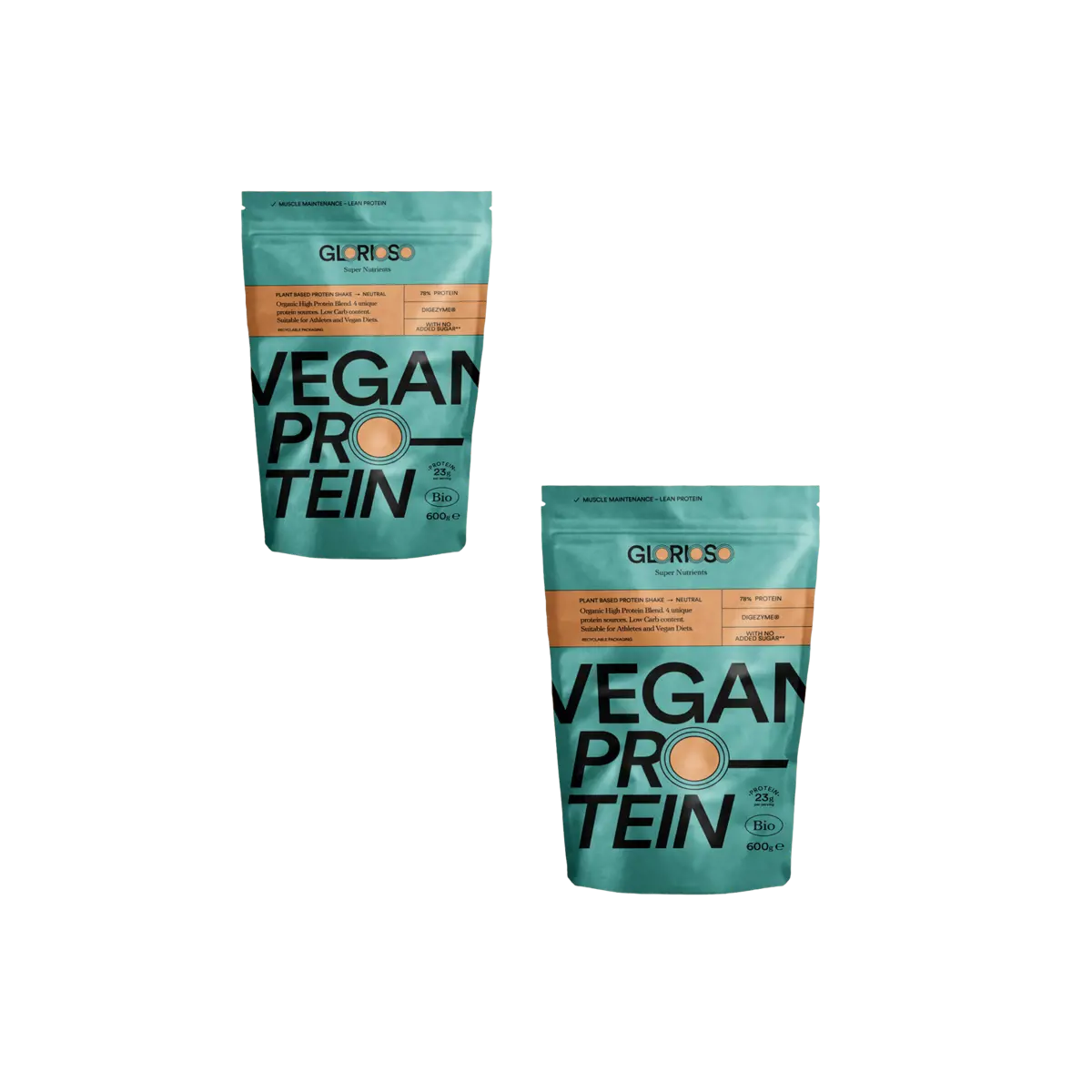 Glorioso Super Nutrients Vegan Protein Neutral - 600 G by Glorioso Super Nutrients