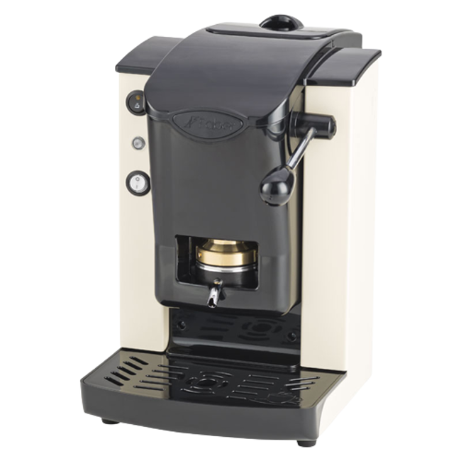 FABER Kaffeepadmaschine - Slot Plast Schwarz Elfenbein 1,3 l by Faber