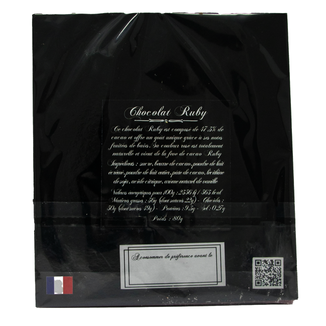 Deuxième image du produit Pichon - Tablette Lyonnaise Triangle Chocolat Ruby Boite En Carton 80 G by Pichon - Tablette Lyonnaise
