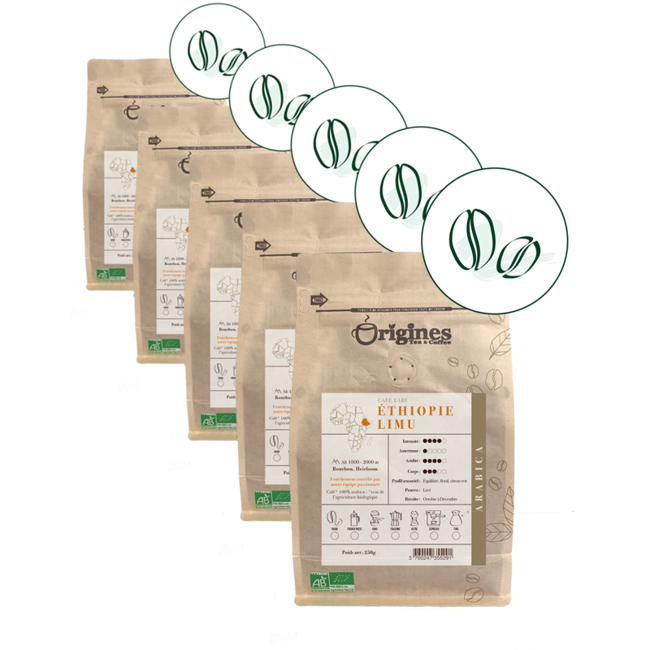 Caffè macinato - Ethiopie Limu - 250g by Origines Tea&Coffee