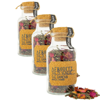 Afrodite - Pack 3 × Bottiglia di vetro 55 g