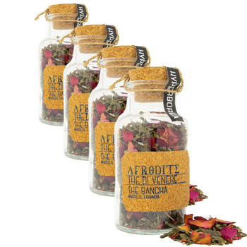 Hyperborea Aphrodite Bocal En Verre 55 G - Pack 4 × Bouteille en verre 55 g