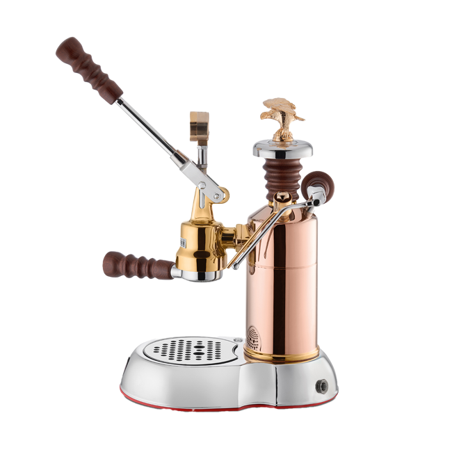Deuxième image du produit La Pavoni Esperto Machine A Levier Inox Rose Dore 6 2 Kg by La Pavoni