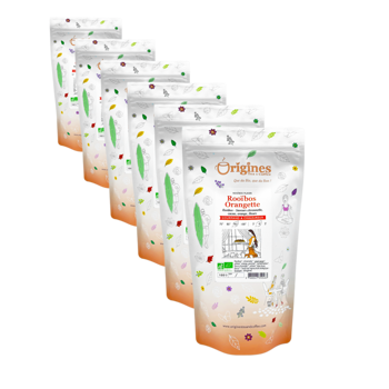 Rooïbos Orangette in busta - 100g - Pack 6 × Bustina 100 g