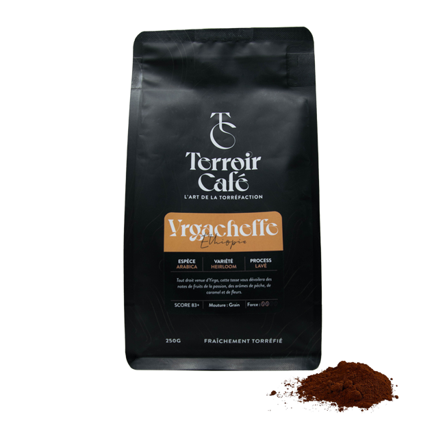 Gemahlener Kaffee - Äthiopien, Yirgacheffe - 1kg by Terroir Cafe