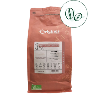 Origines Tea&Coffee Cafè En Grains - Prestige D’Arabica - 1Kg - Grains Pochette 1 kg