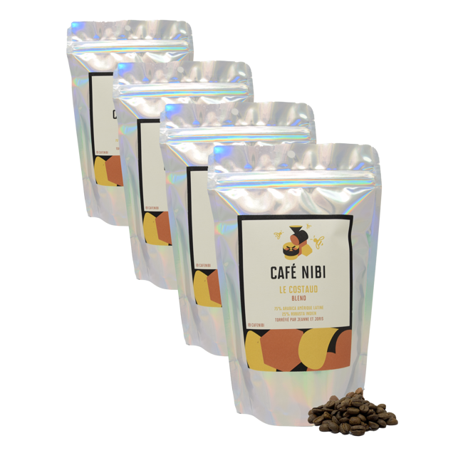 Kaffeebohnen - Die Costaud Mischung - 200 g by Café Nibi
