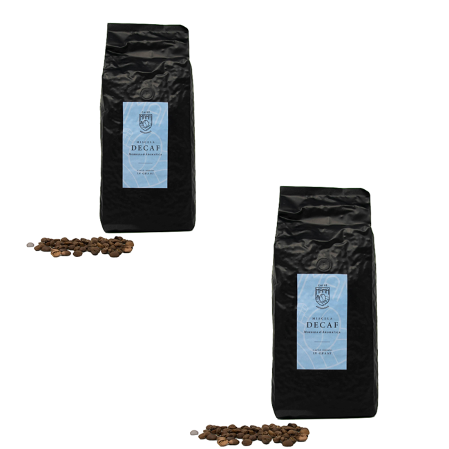 Kaffeebohnen - Natürlich entkoffeinierte Mischung - 1 kg by M'ama Caffè