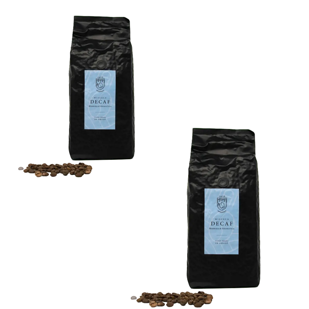 Cafe En Grain M'ama Caffè Melange Decaffeine A Eau 1 Kg by M'ama Caffè