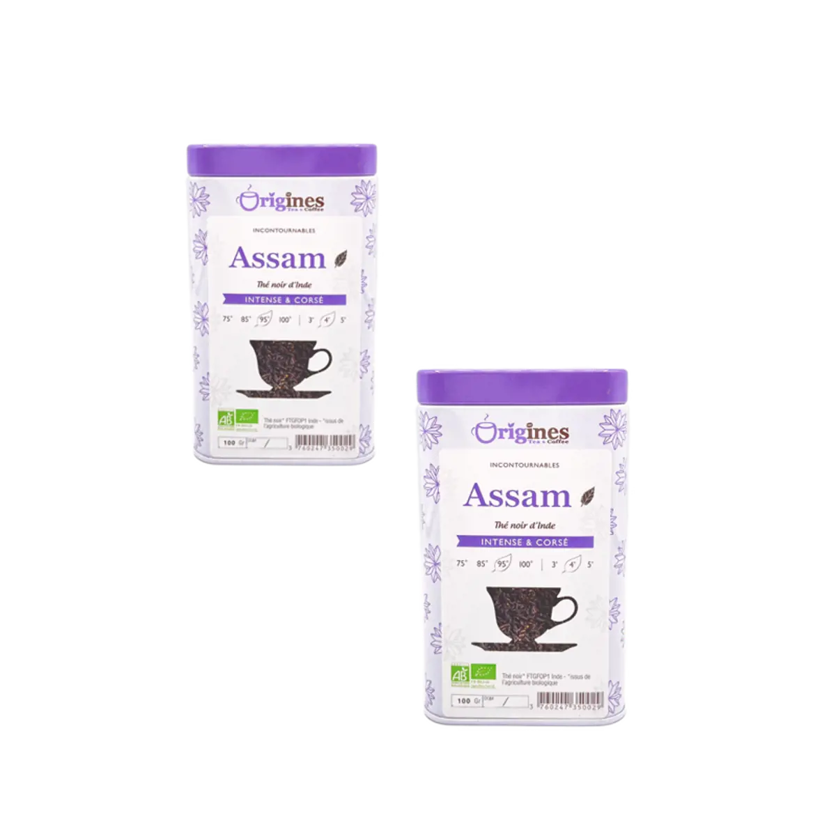 Origines Tea&Coffee The Noir Bio En - Assam Inde 100G - 100 G by Origines Tea&Coffee