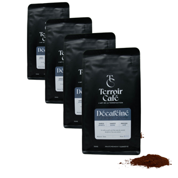 Caffè macinato - Messico decaffeinato, Sueno 250g - Pack 4 × Macinatura Aeropress Bustina 250 g
