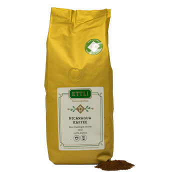 Gemahlener Kaffee - Nicaragua Mischung - 1kg - Mahlgrad Espresso Beutel 1 kg