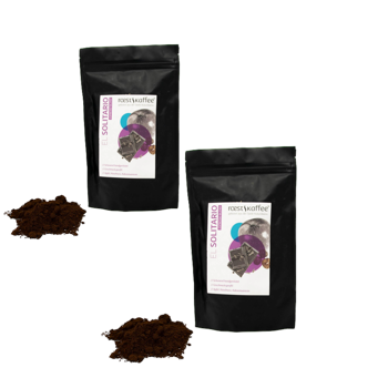 Roestkaffee El Solitario Espresso Moulu Espresso- 1 Kg - Pack 2 × Moulu Espresso Pochette 1 kg