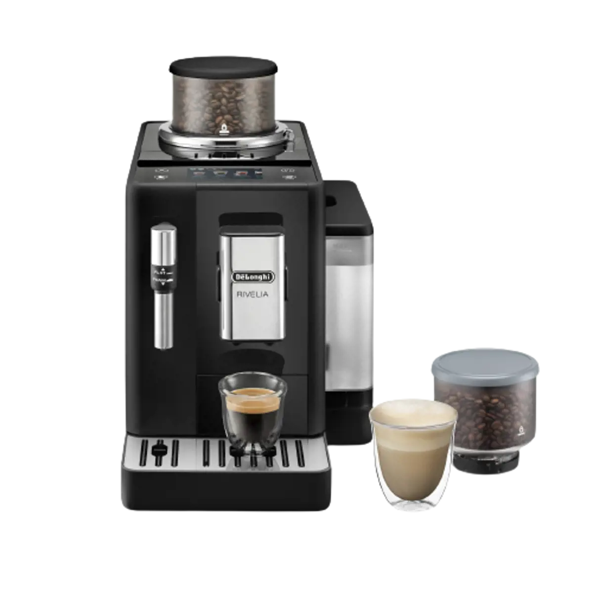 Machine À Café À Grain Delonghi Rivelia Noir Onyx FEB 4435.B by Delonghi
