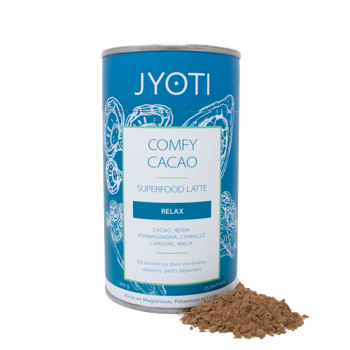 Jyoti Comfy Cacao Mix Superaliments Relax Boite En Carton 360 G - Boîte en carton 360 g