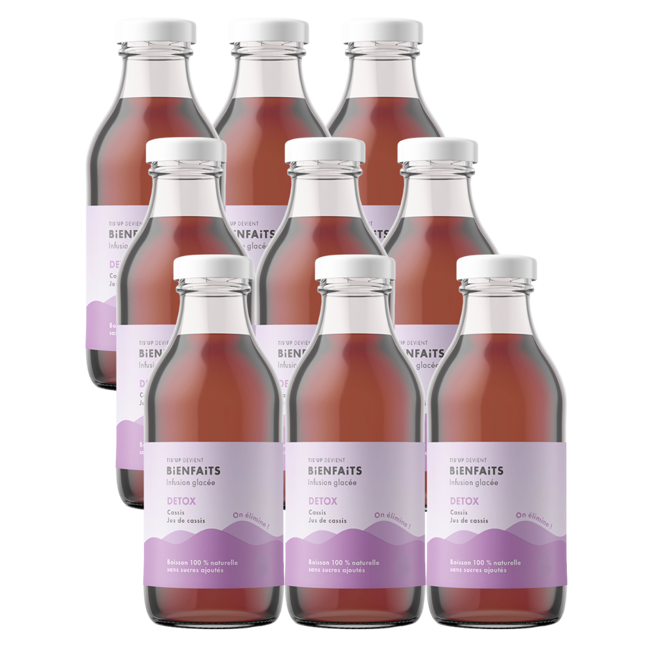 Bienfaits – Infusions glacée Détox (12 x 250 ml) by Tis'up