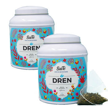 Dren - Pack 2 × Scatola di metallo 30 g