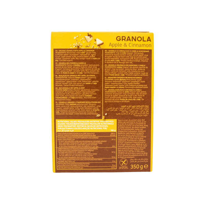Secondo immagine del prodotto Granola Bio Mele & Cannella by Turtle