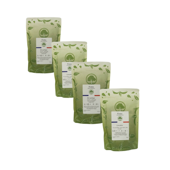 PoeTea - De Degustation Tonifiant Avec 2 Produits Poetea A L Interieur - 180 G - Pack 2 × Pochette 180 g
