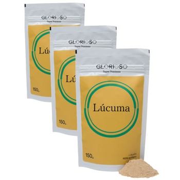 Glorioso Super Nutrients Lucuma - 150 G - Pack 3 × Pochette 150 g