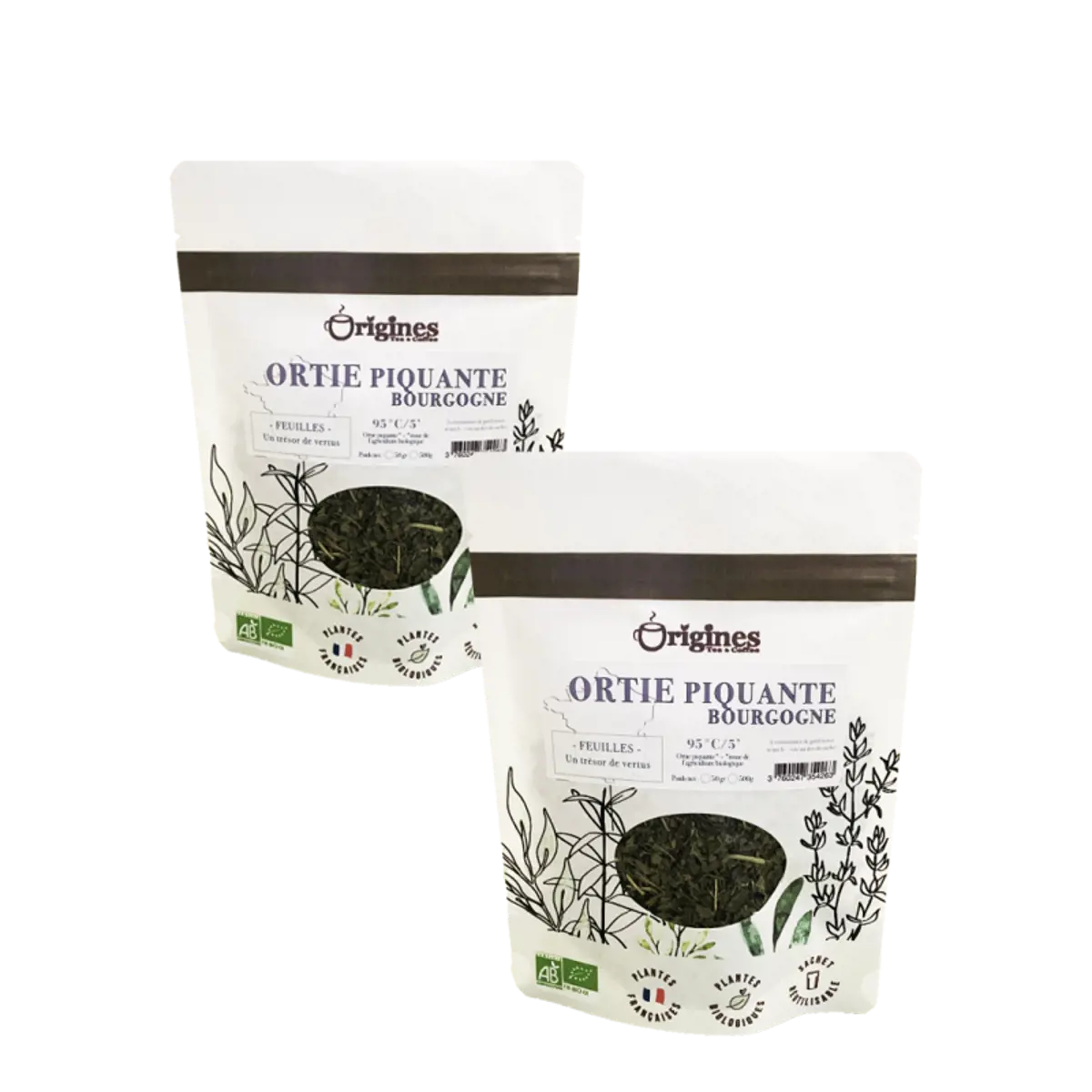 Infusion Bio Ortie Piquante - Vrac 500g by Origines Tea&Coffee