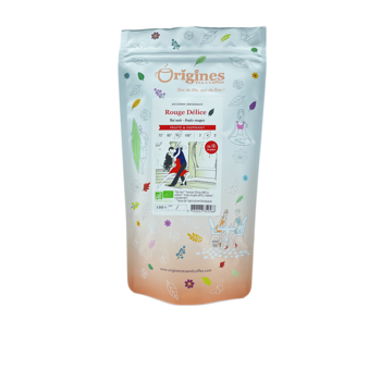 Origines Tea&Coffee The Noir Bio En Vrac Rouge Delice Chine 1Kg Fleur De The 1 Kg - Pochette 1 kg